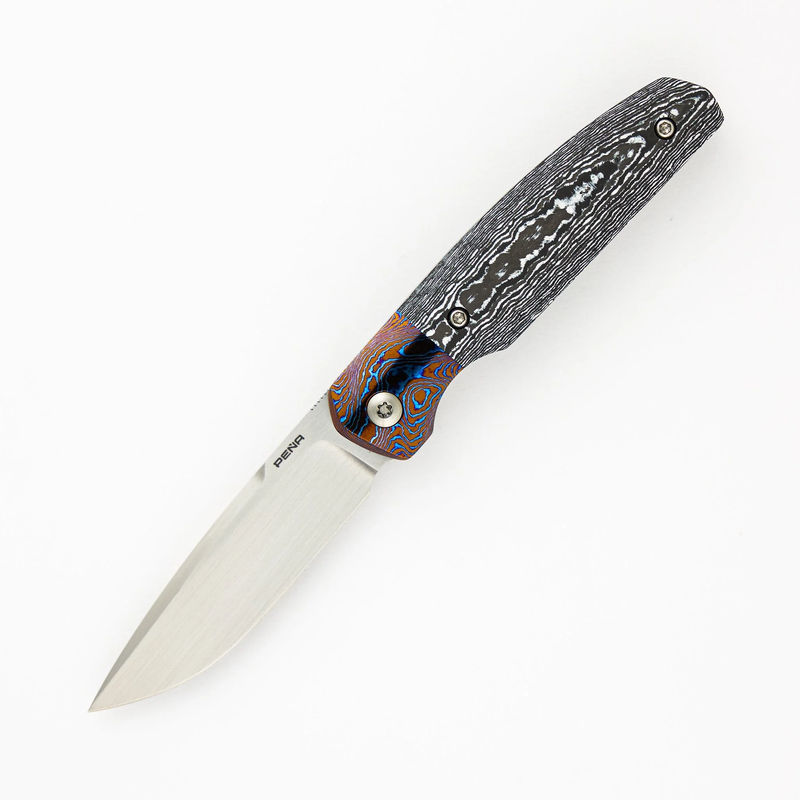 White CarboTi Caballero Front Flipper (Pattern 2) - Completed