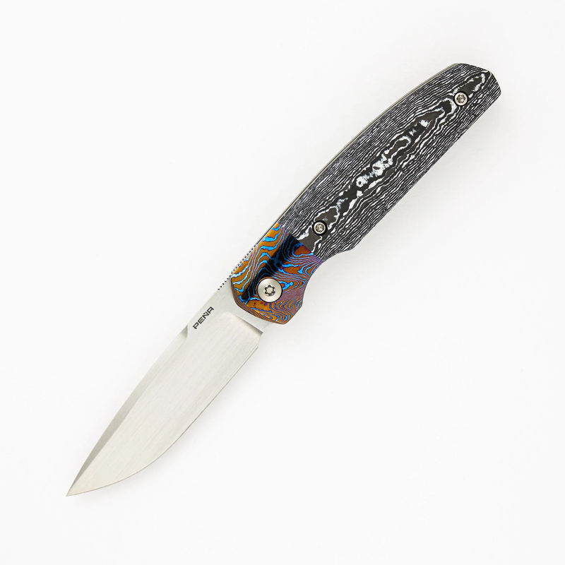 White CarboTi Caballero Front Flipper (Pattern 3) - Completed