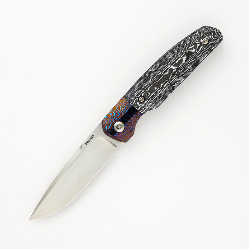 White CarboTi Caballero Front Flipper (Pattern 1) - Completed
