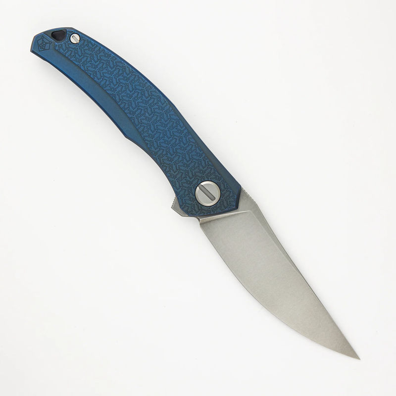 Quantum R1P Lefty – Blue Titanium Handle – Cromax PM – MRBS