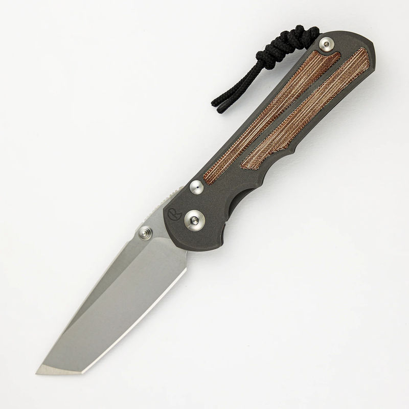 LARGE INKOSI NATURAL CANVAS MICARTA HANDLE TANTO CPM MAGNACUT BLADE