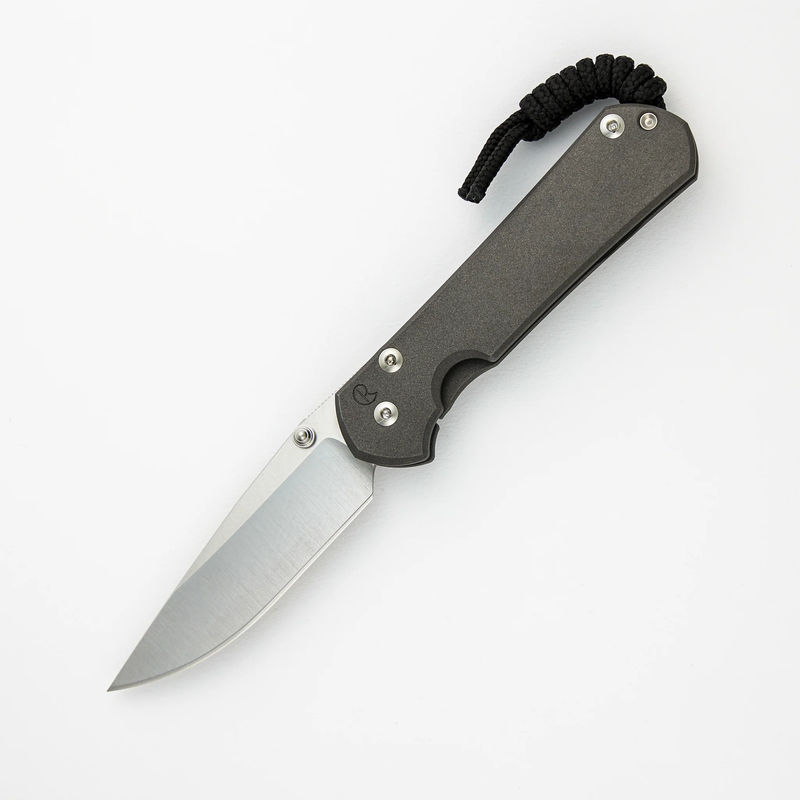 Small Sebenza 31 - Polished CPM MagnaCut Blade - Silver Double Thumb Lugs