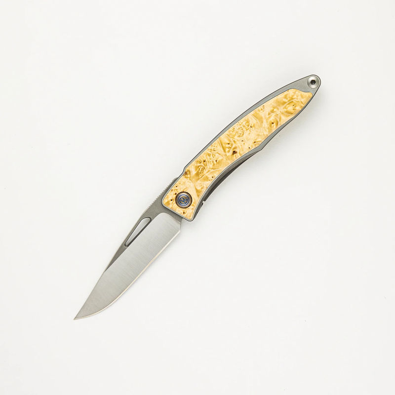 Mnandi - Box Elder Inlay - CPM MagnaCut Blade - Wood Variant:Pattern 1