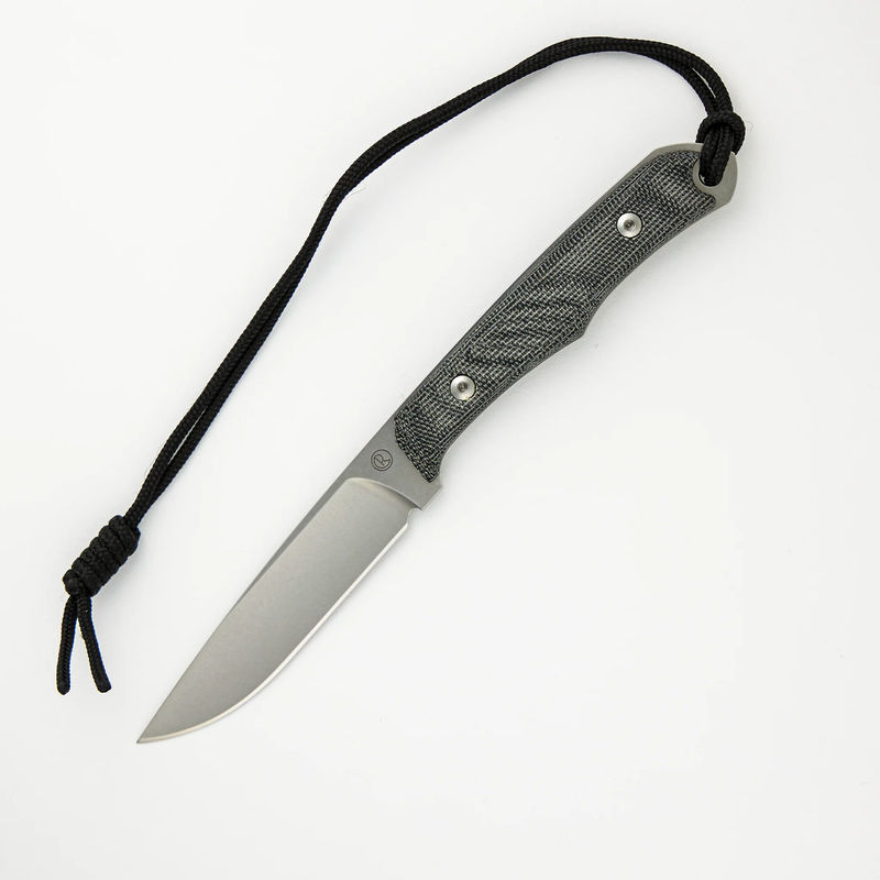 Inyoni Black Canvas Micarta Fixed Blade INY-1000