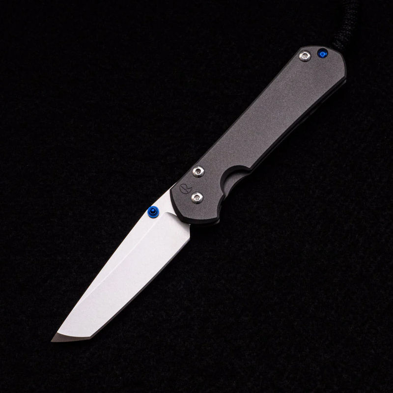 SMALL SEBENZA 31 – BLUE DOUBLE THUMB LUGS – TANTO CPM MAGNACUT BLADE