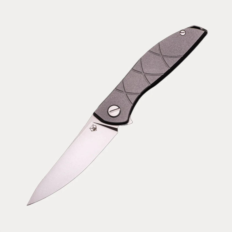 SHIROGOROV KNIVES - WR BLADEWORKS “HYDRONIAN” NEON – M390 BLADE – TITANIUM HANDLE – MRBS