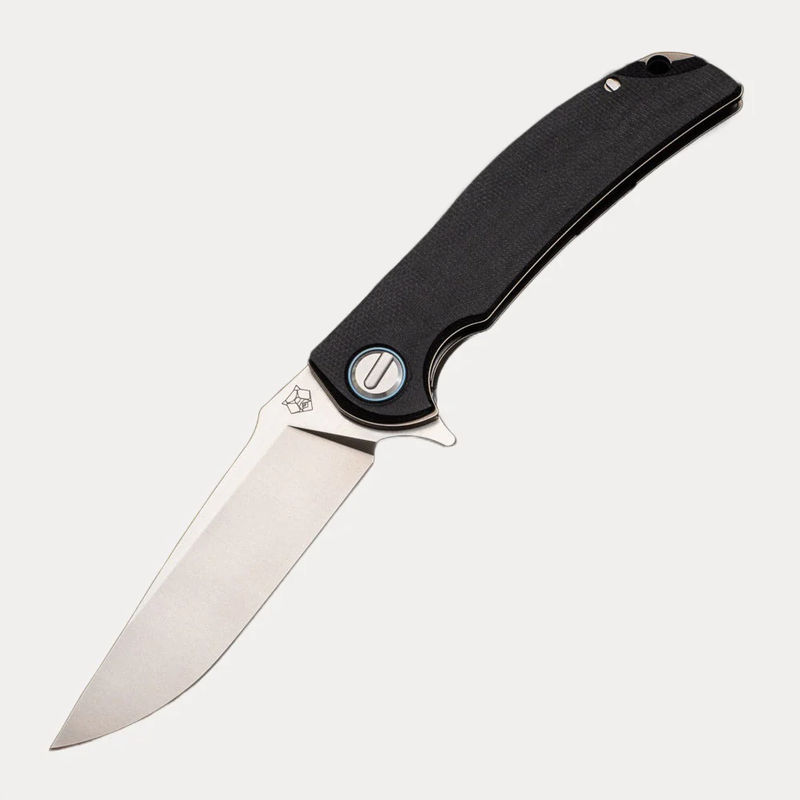 "Limited Edition" SOFT OVERKILL - M398 BLADE - BLACK CANVAS MICARTA HANDLE - RBS (RJ Martin Design)