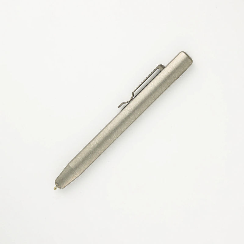 Minotaur Bolt Action Pen - Titanium Sleek