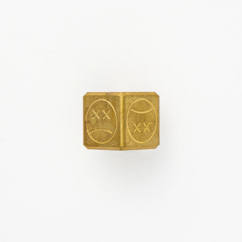 AFK Cube Bead – Brass