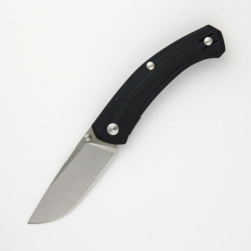 ACE Iona V2 - Black Linen Micarta - Satin