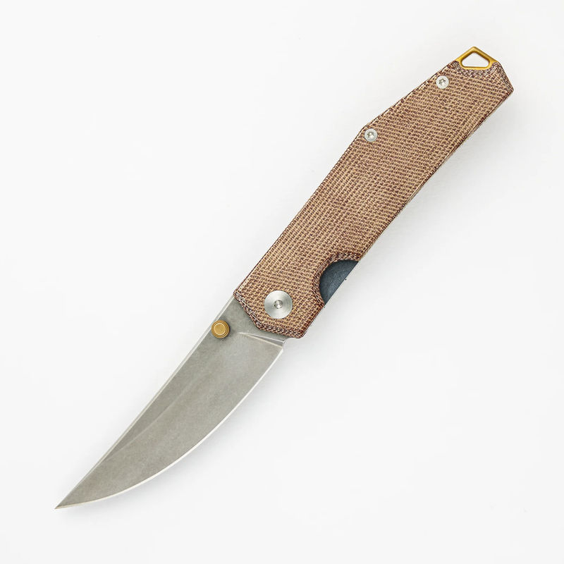 Clyde - Natural Micarta - Brass