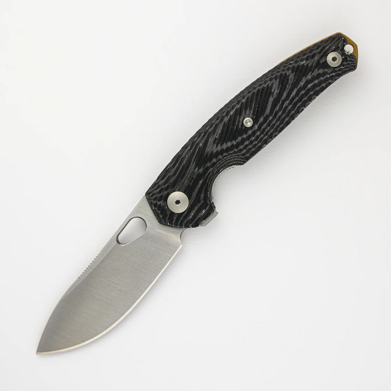 ACE JAGT - Black Canvas Micarta - Satin