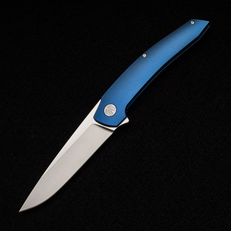 Model T – RWL34 Blade W- Satin Flats – Blue Ti W- Silver
