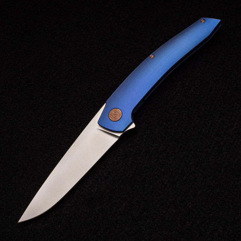 Model T – M390 BLADE – PURPLE TI W- BRONZE