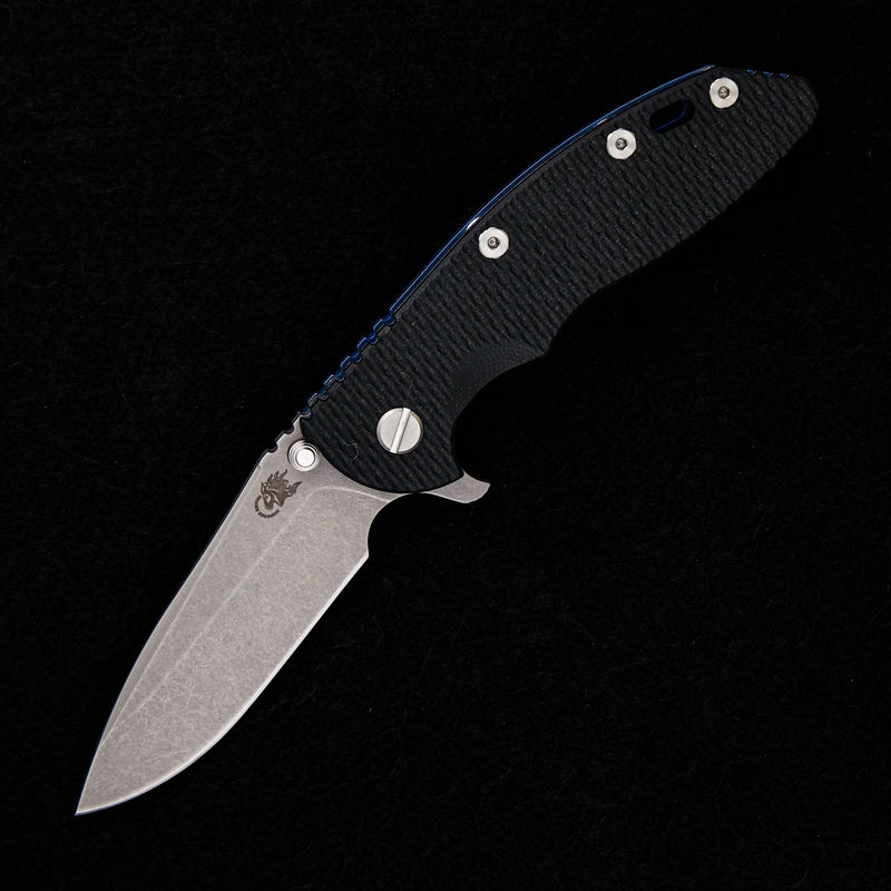XM-18 3.5″ – S45VN Spearpoint Blade – Tri-Way – Battle Blue – Black G10