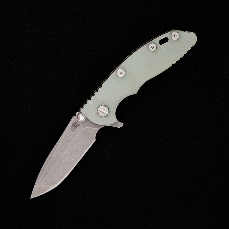 XM-18 3.0″ – Spanto CPM 20CV – Tri-Way – Battle Bronze – Translucent Green G10