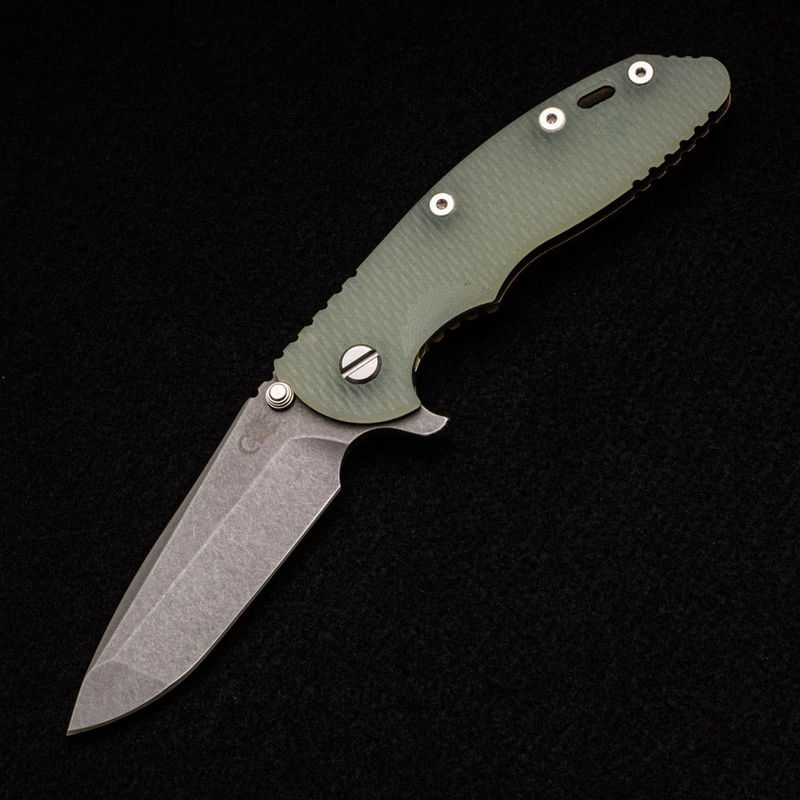 XM-18 3.5″ – S45VN Spanto – Tri-Way – Battle Bronze – Translucent Green G10