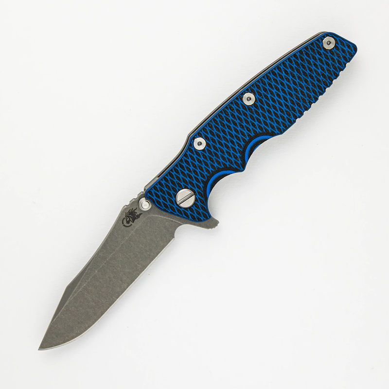 Eklipse 3.5" - S45VN Spearpoint - Tri-Way - Working Finish - Blue/Black G10