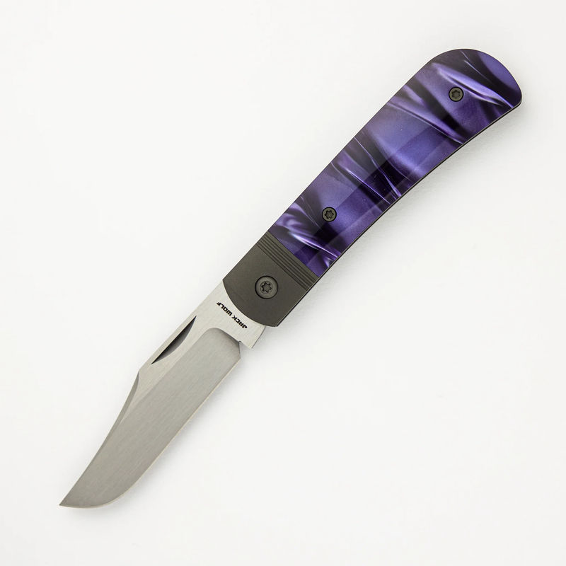 Benny's Clip - Kirinite Cosmic Purple Handle - S90V Blade