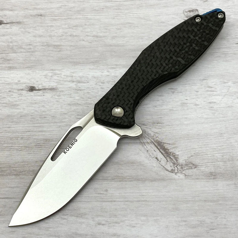ARIUS - TITANIUM - CARBON FIBER HANDLE - M390 BLADE