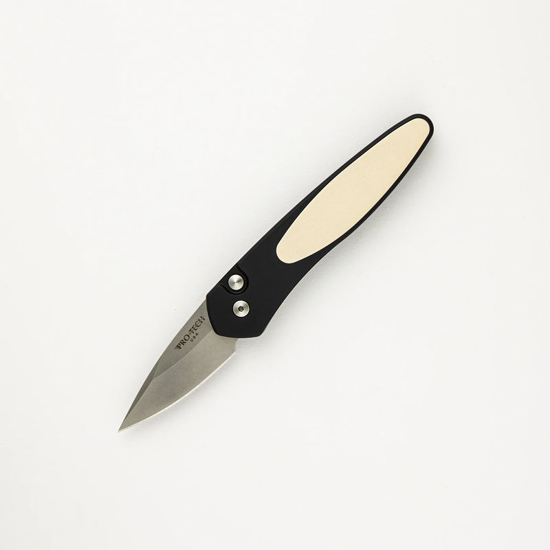 Half-Breed - 3651 - "Tuxedo" Black Handle - Ivory Micarta Inlay - S35VN Blade
