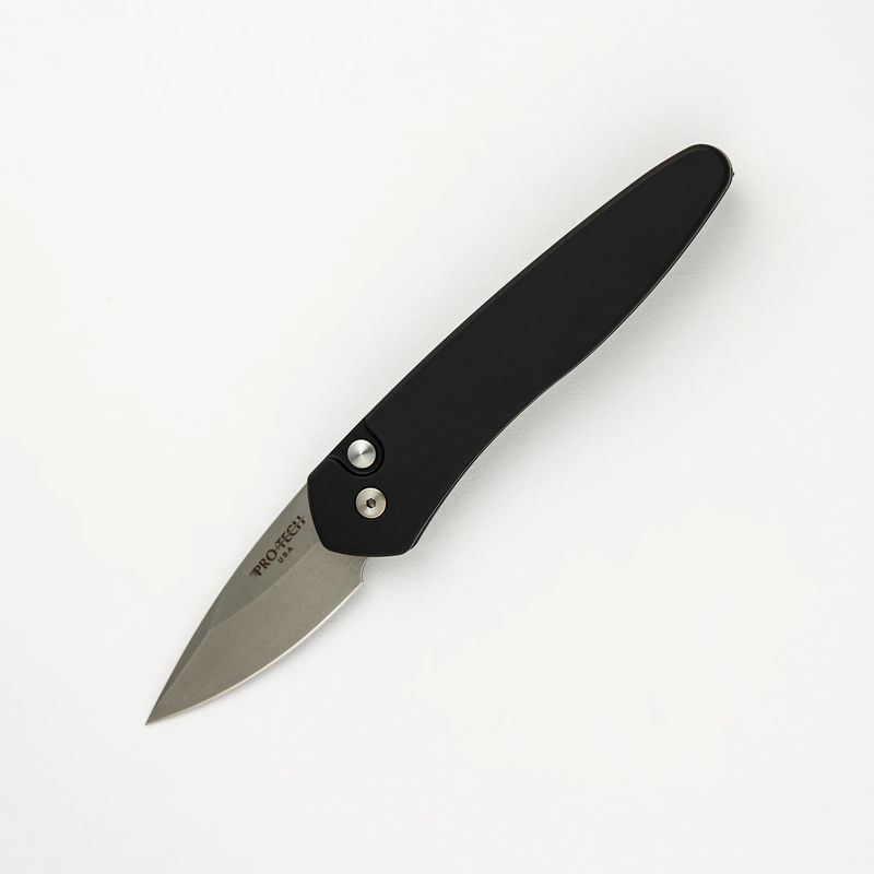 Half-Breed - Black Aluminum Handle - Stonewash S35VN Blade - 3605