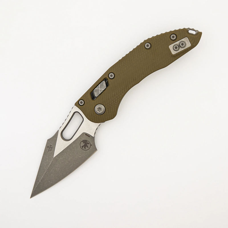 Stitch - RAM-LOK S/E Fluted G-10 OD Green Apocalyptic Standard 169RL-10 APFLGTOD (Borka Blades Design)