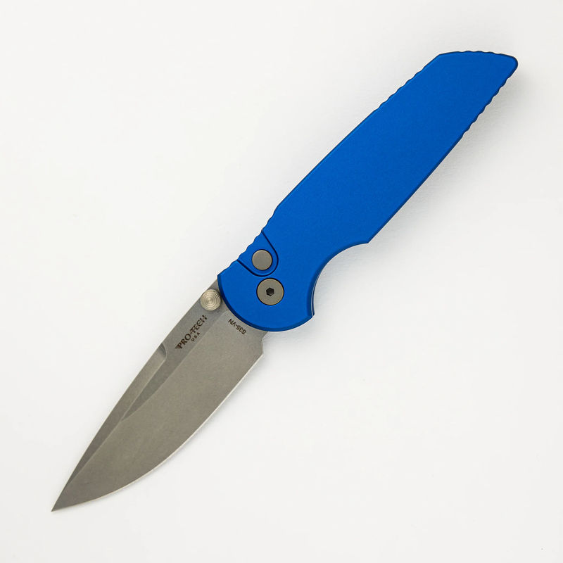 TR-3 Integrity - Blue Aluminum Handle - S35VN Blade - INT101-BLUE