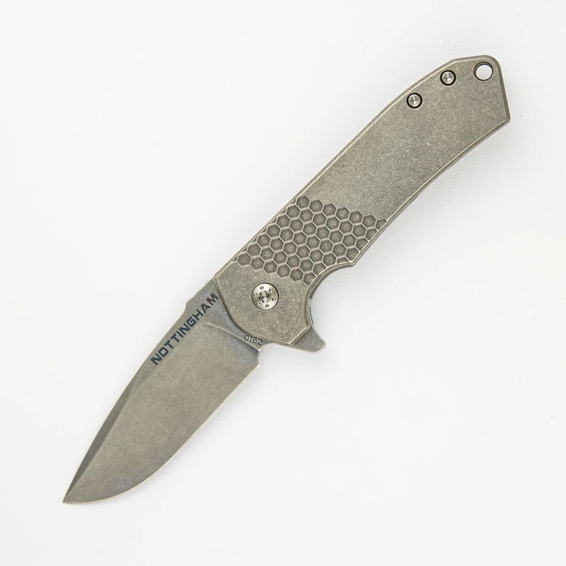 Ultra4 Folder - Titanium Handle - Killer Beez - Blackened Tumbled