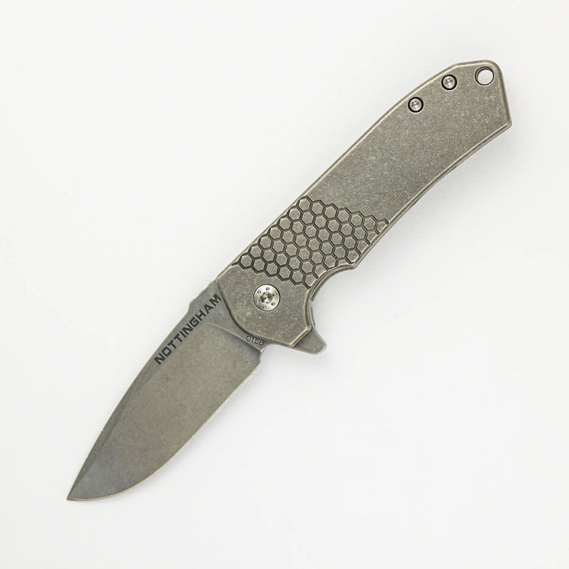 Ultra4 Folder - Titanium Handle - Killer Beez - Tumbled