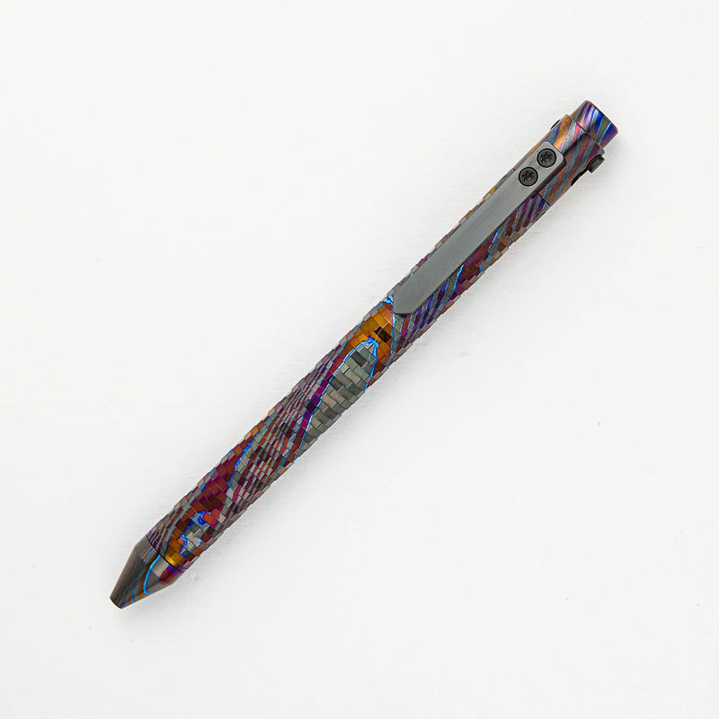 TiButton - ZircuTi G2 Full Size Full Digital RH DL ZircuTi Mech & Tip ZircuTi Machined Clip Pen
