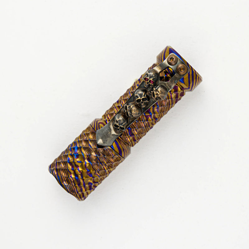 MokuTi Flashlight W/ Steel Flame Clip