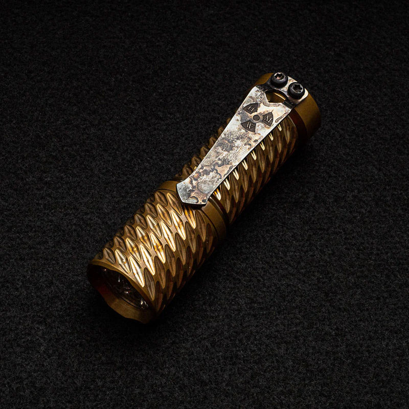 Trident Prototype Silicon Bronze Custom Flashlight