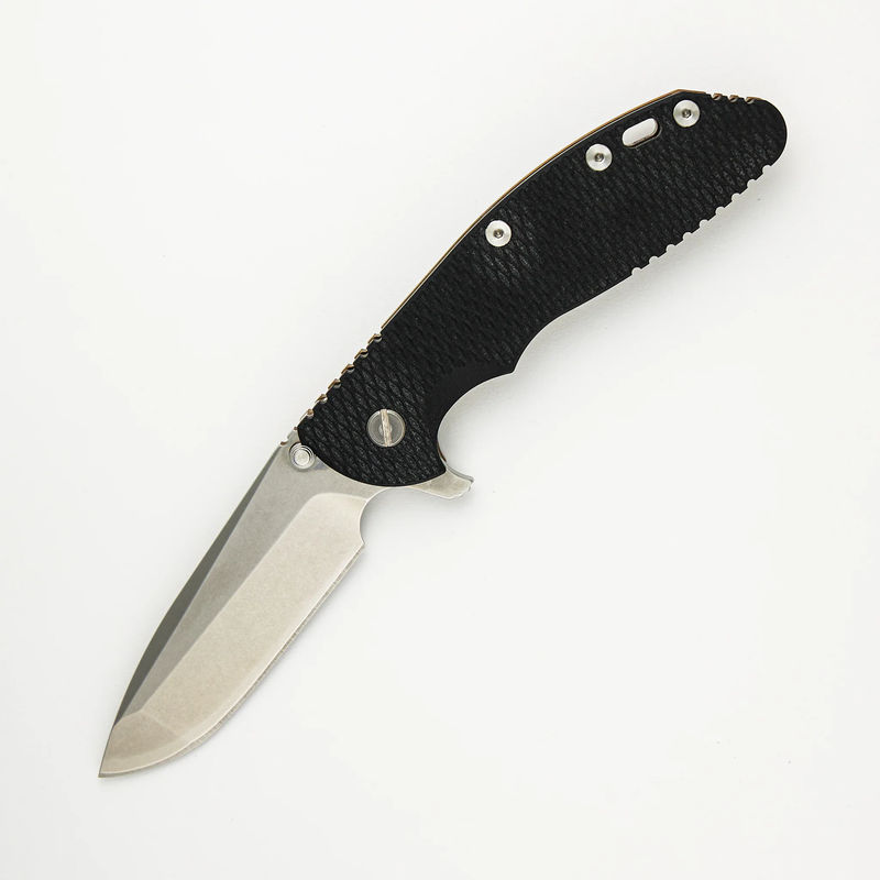 XM-24 - Spearpoint S35VN Blade - Battle Bronze -  Black G10 Handle