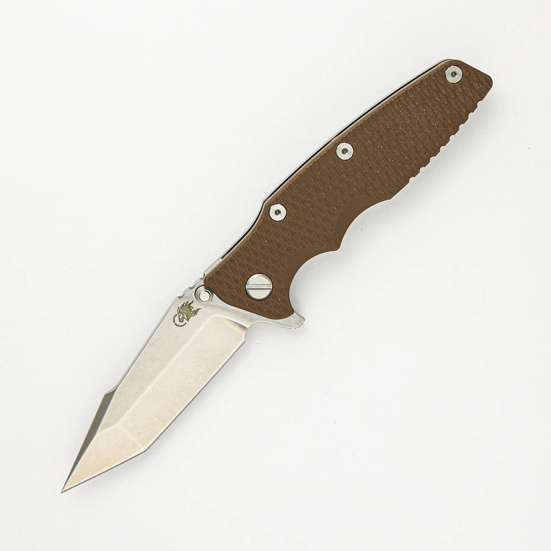Eklipse 3.5" S45VN Harpoon Tanto Tri-Way Stonewash FDE G10