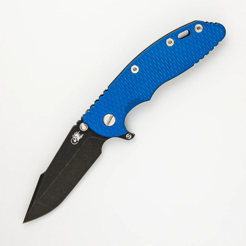 XM-18 3.5" - Skinny Harpoon Spanto - Tri-Way - Battle Black Blue G10