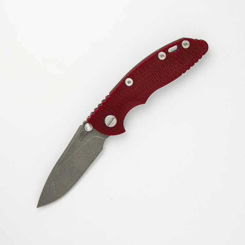 XM-18 3.0" Slicer Non Flipper Tri-Way Working Finish Red G10