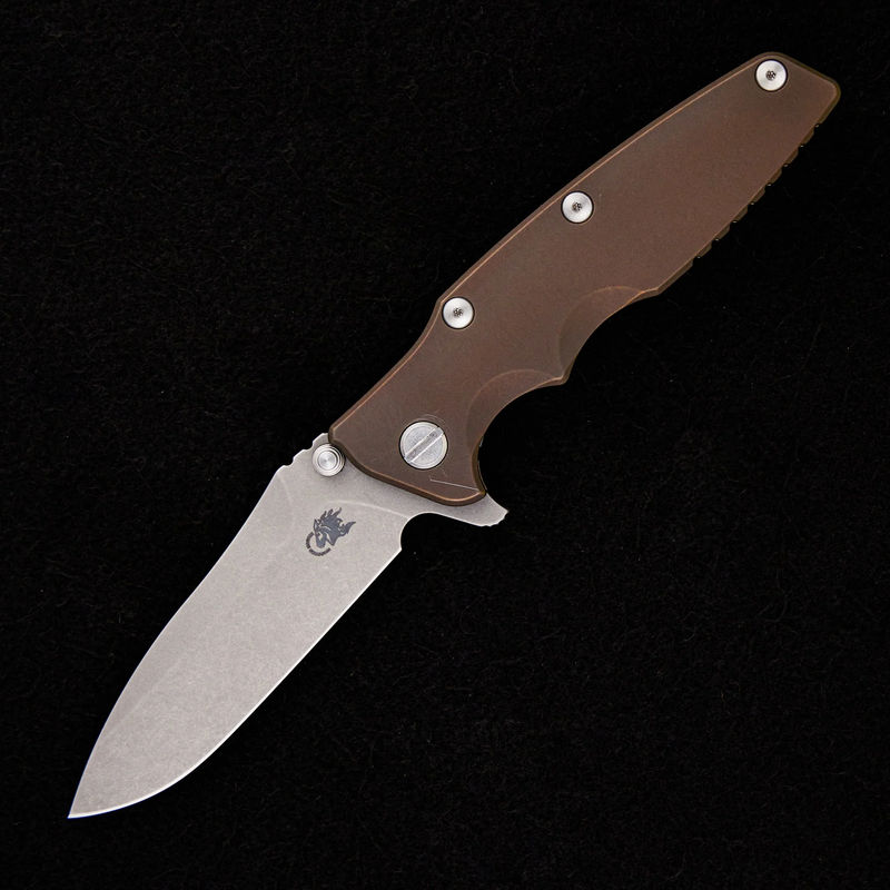 Eklipse 3.5″ – MagnaCut Swedged Spear – Tri-Way – Battle Bronze – Black G10