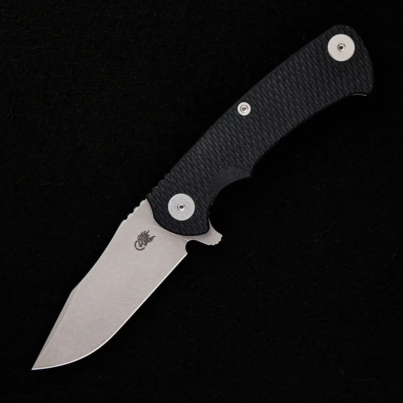 PROJECT X – STONEWASH MAGNACUT CLIP POINT – TRI-WAY – BATTLE BRONZE – BLACK G10