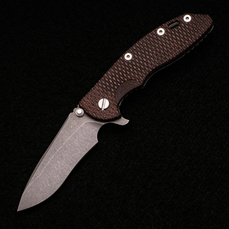 XM-18 3.5″ – Tri-Way – Recurve – Working Finish – Brown G10