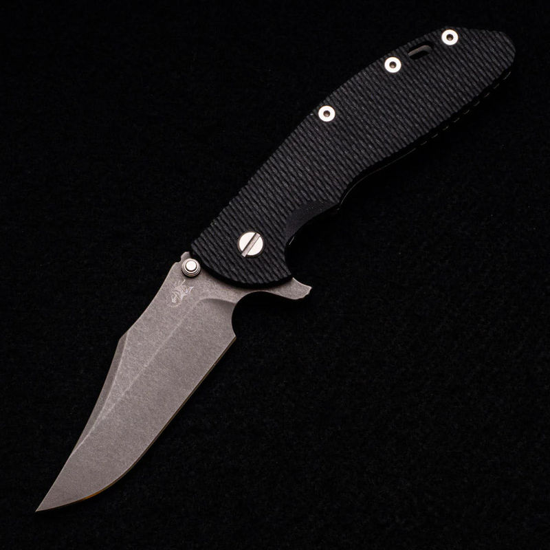 XM-24 4.0″ – Bowie CPM 20CV Blade – Tri-Way – Working Finish – Black G10