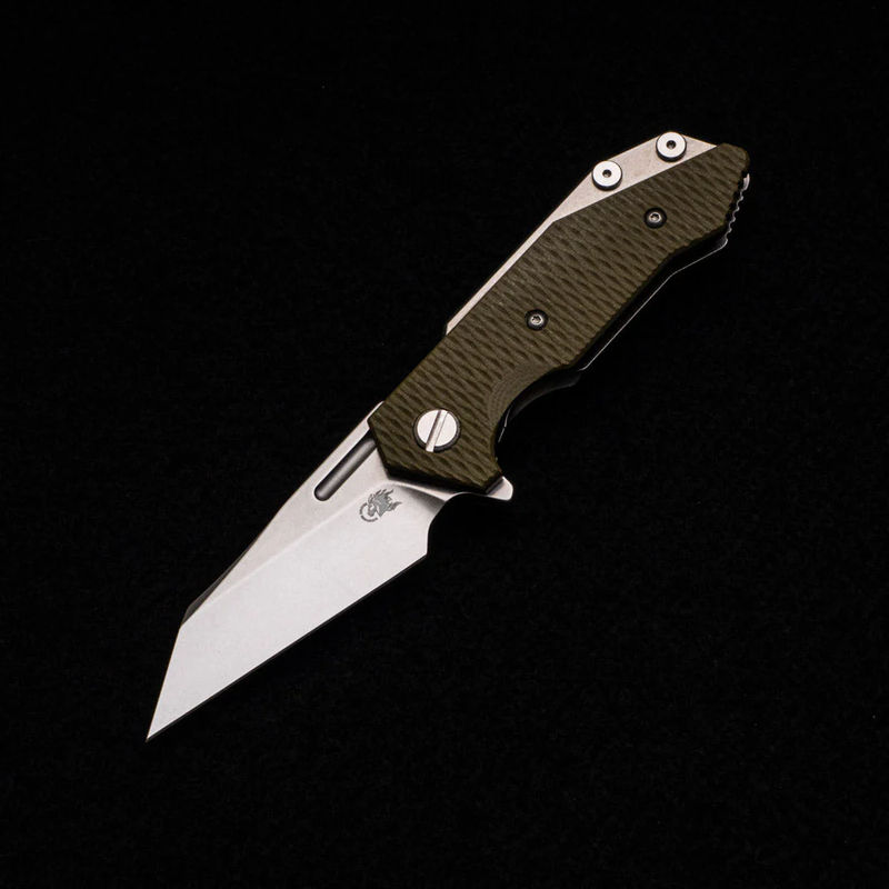 Halftrack – Magnacut Wharncliffe Tri-Way Stonewash OD Green G10