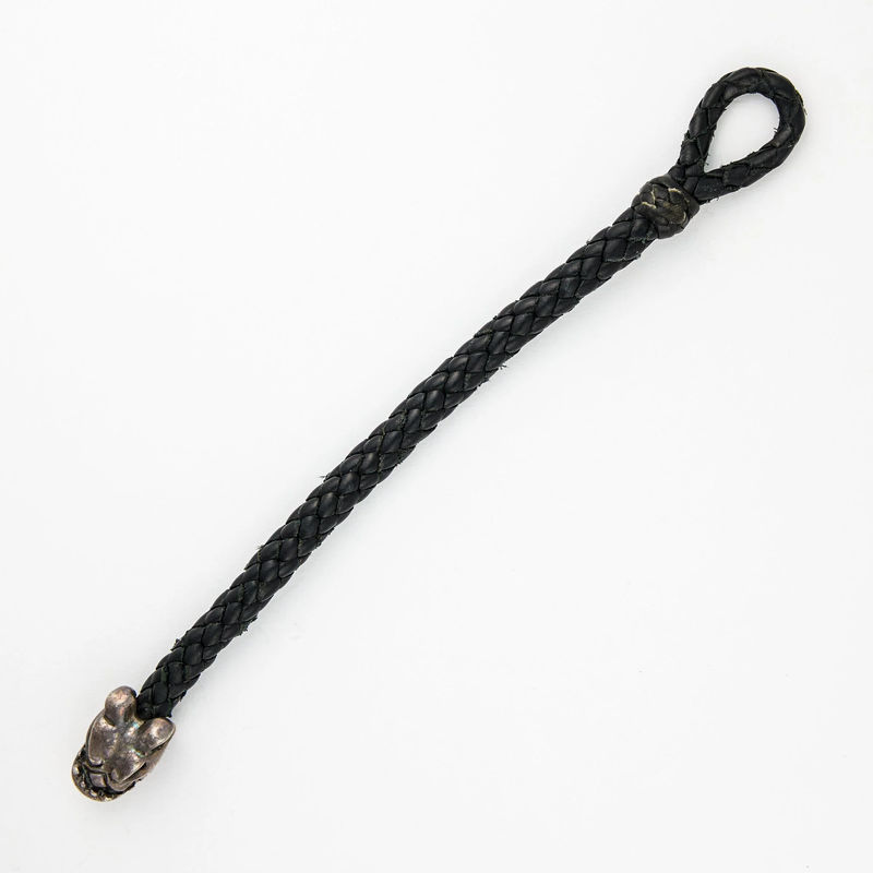 Bulldog Leather Bracelet