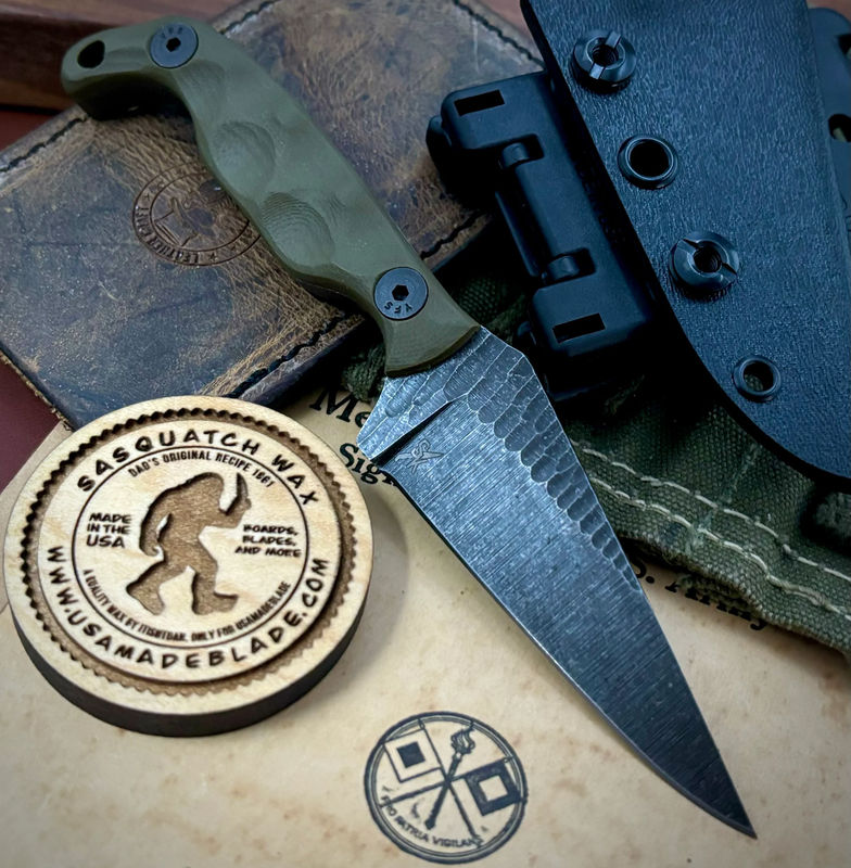 Stroup Knives Mini with OD Green G10