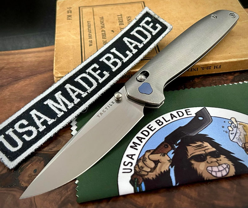 Tactile Knife Company Maverick with Magnacut, Full Ti Handles and Crossbar Lock *Black Friday Special*