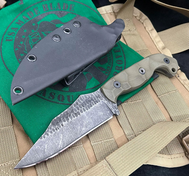 Stroup Knives TU1 OD Layered G10