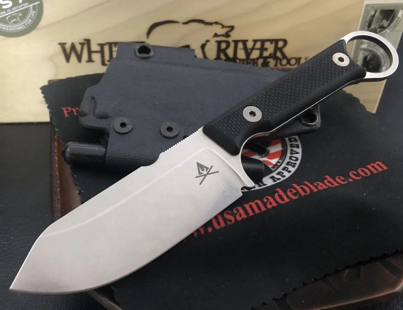 White River Knives Firecraft FC 3.5" S35VN Black G10