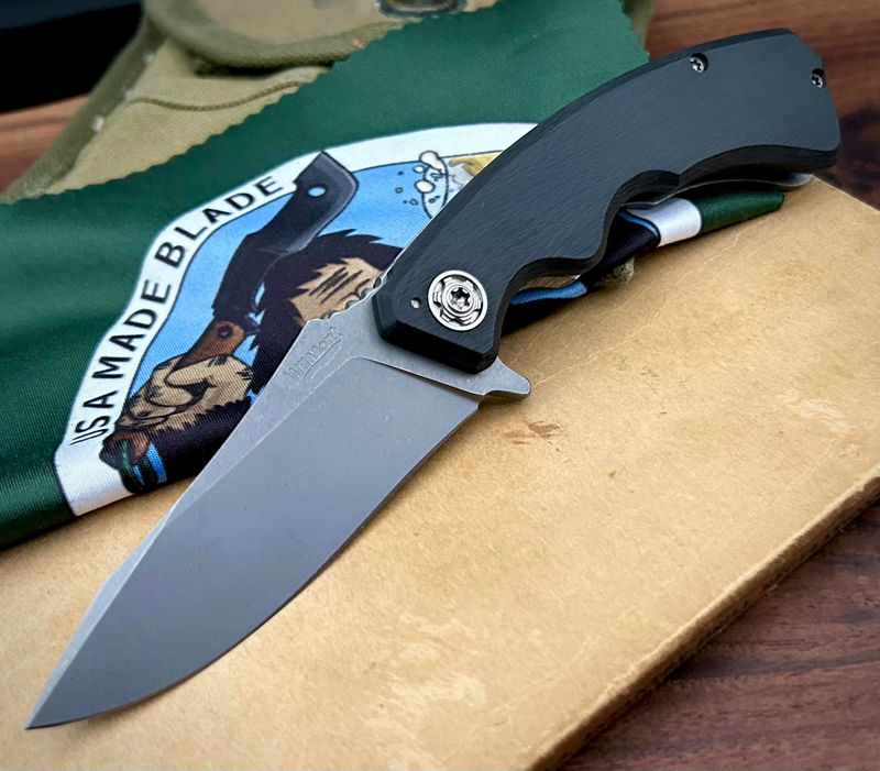 Wilmont Knives Mini PRSA Smooth Carbon Fiber Ti Framelock Ti Hardware S35VN Blade
